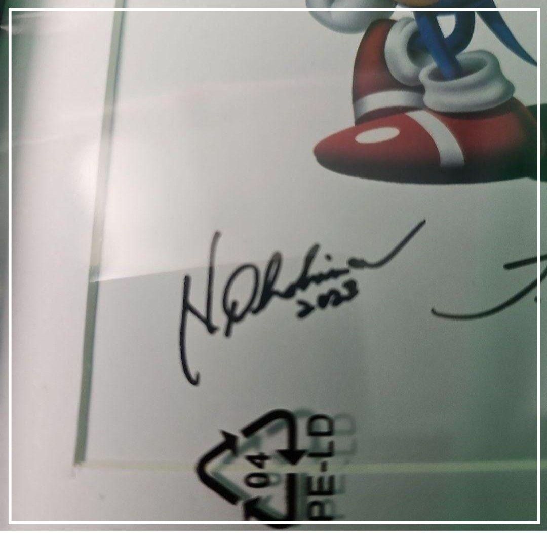 ソニック スーパースターズ 復刻原画 製作者サイン 数量限定【レア