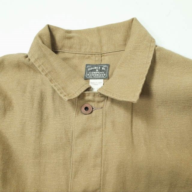 【最終値下本日限定❗️】 RRLペイントスプラッターリネンコットンコート RRL 22SS ペイントスプラッター リネンコットン ショップコート