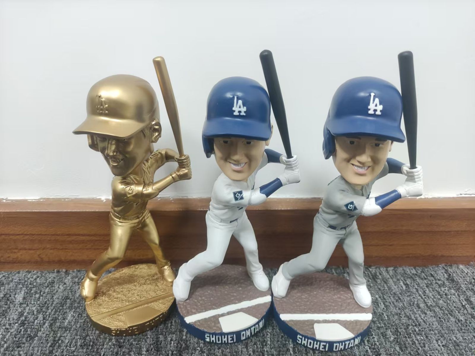 大谷翔平 ボブルヘッド 超レア3体セットノーマル+グレー+