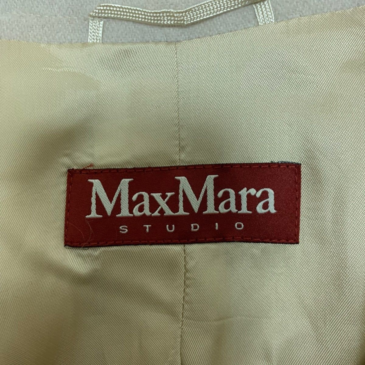 Max Mara STUDIO(マックスマーラスタジオ) ジャケット サイズ44 L レディース美品 - ベージュ 長袖/秋/冬