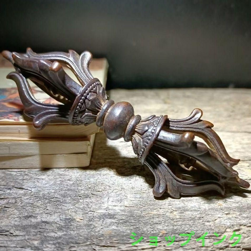 銅 細工 チベット 密宗密教 法器 金剛杵 仏具 辟邪 仏教美術品