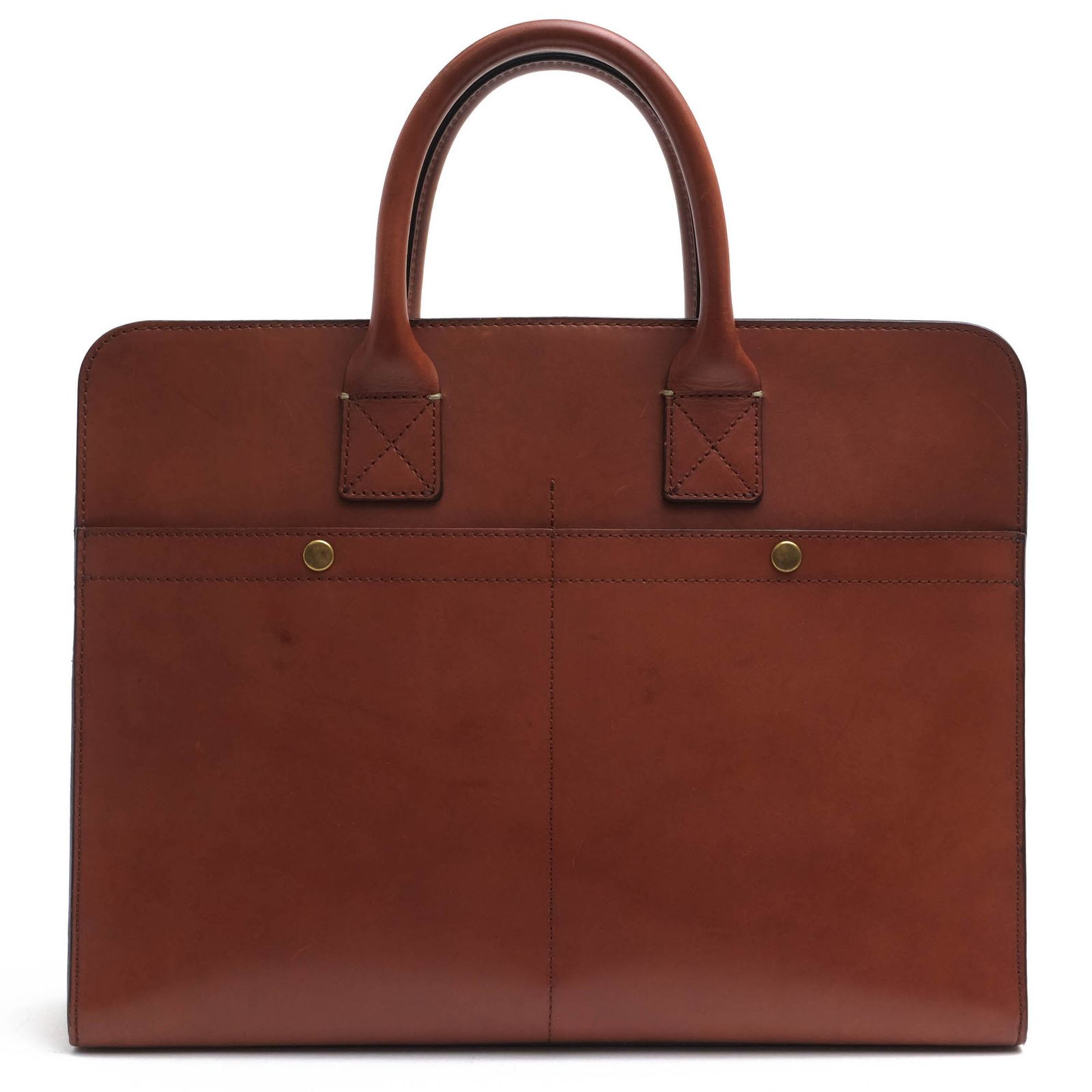 セラピアン ビジネスバッグ ショルダー 2way レザー A4◎ ライトブルー