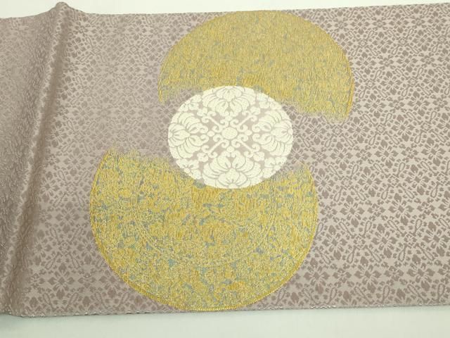 平和屋着物□極上 山口美術織物 皇室 伊勢神宮御用 西陣織 太鼓柄袋帯