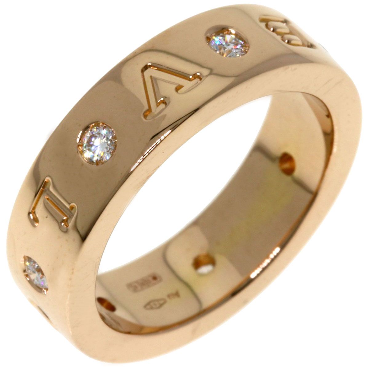 BVLGARI ブルガリ ローマンソルベ 7P ダイヤモンド #48 リング・指輪