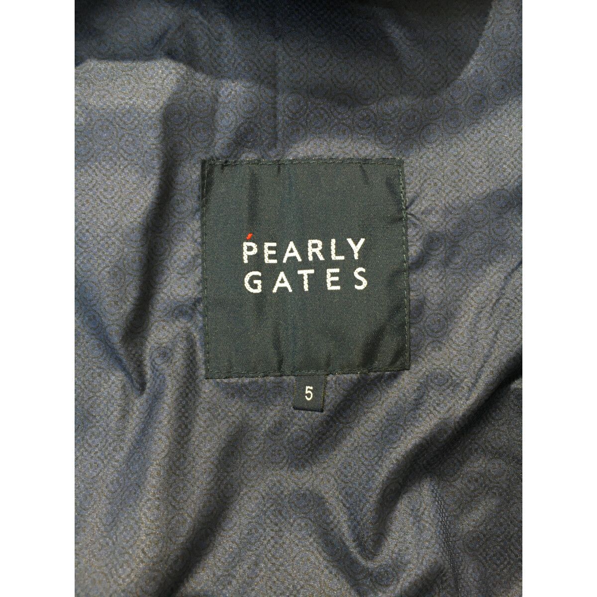 中古 メンズ パーリーゲイツ PEARLY GATES ウィンドブレーカー 5(L) 紺