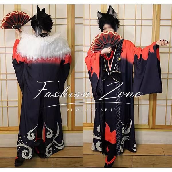 ◆ 文豪ストレイドッグス 風 芥川龍之介 コスプレ衣装 ウィッグ 靴 cosplay ハロウィン 演出服 変装