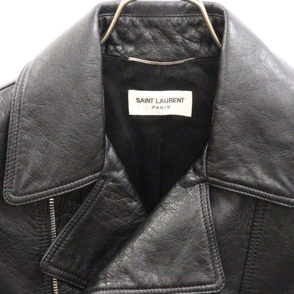 SAINT LAURENT PARIS (サンローランパリ) 15AW クラシックモーターサイクルレザージャケット 397440 Y5YB1 ブラック