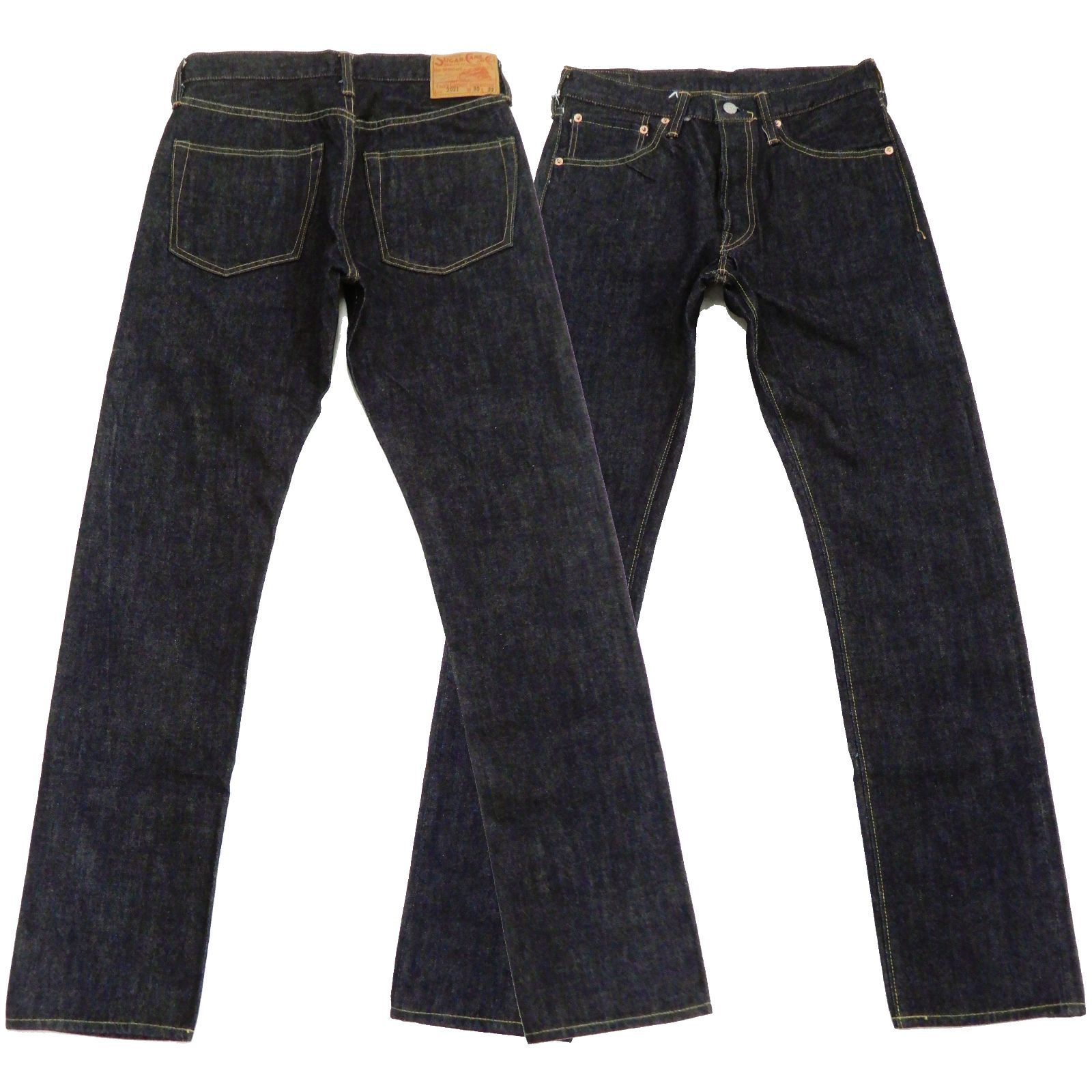 SC42021A シュガーケーン  Sugar Cane ジーンズ SC42021A スリムテーパード メンズ 14.25 Oz. デニムパンツ 東洋エンタープライズ ワンウォッシュ済み レングス32 新品 アメカジショップ