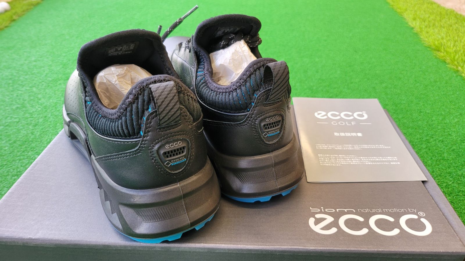 スパイク レス ecco ゴルフシューズ 343番美品ECCOゴルフシューズ39 24
