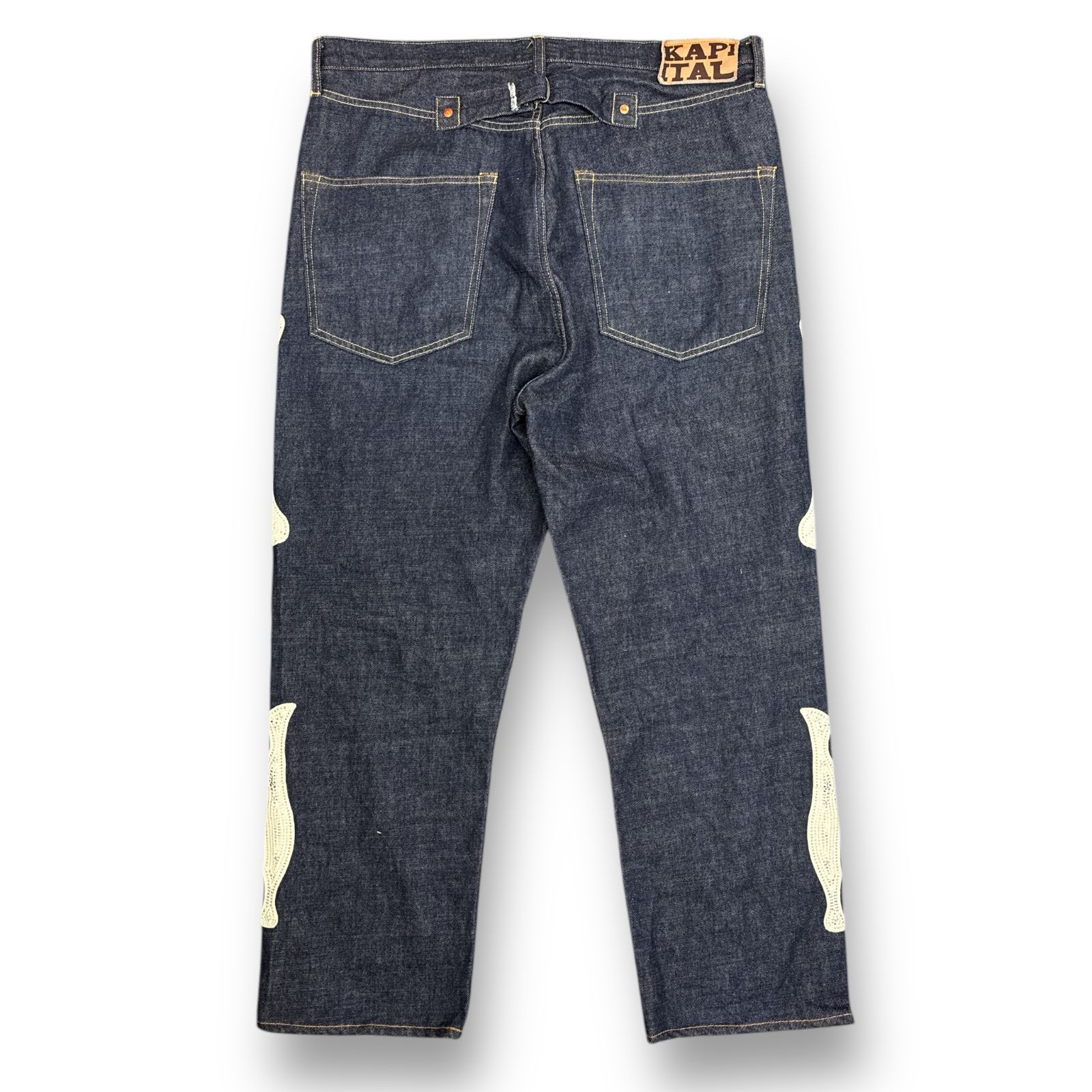 KAPITAL メキシカンタキシード ボーン刺繍 デニムパンツ
