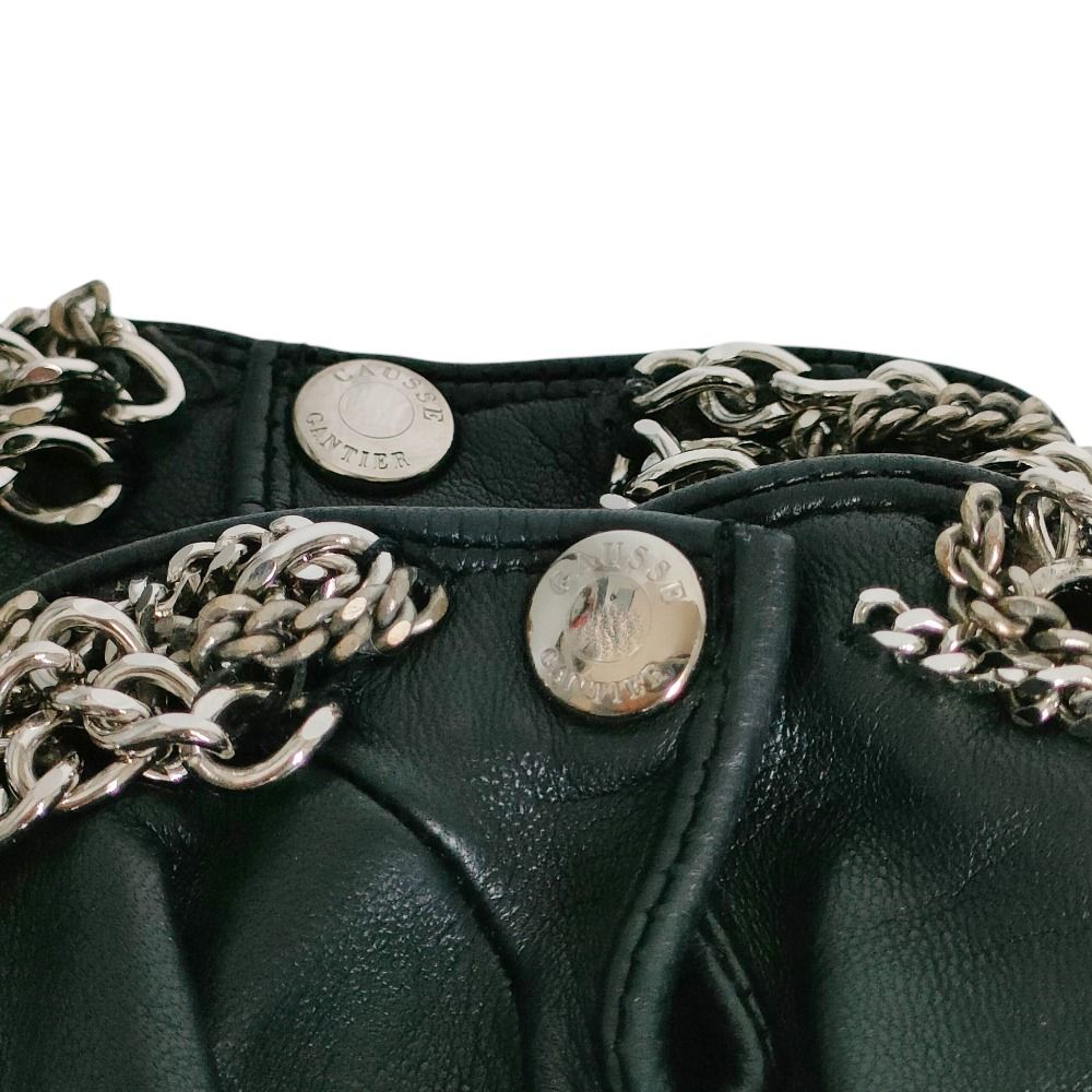 Causse gantier コース ラムレザーグローブ　未使用　チェーン付き 美品 CAUSSE GANTIER コース ガンコス ラムレザー 裏地シルク