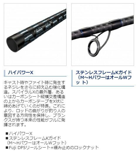 シマノ 21 コルトスナイパー BB S96MH 最高 / ジギングロッド shimano