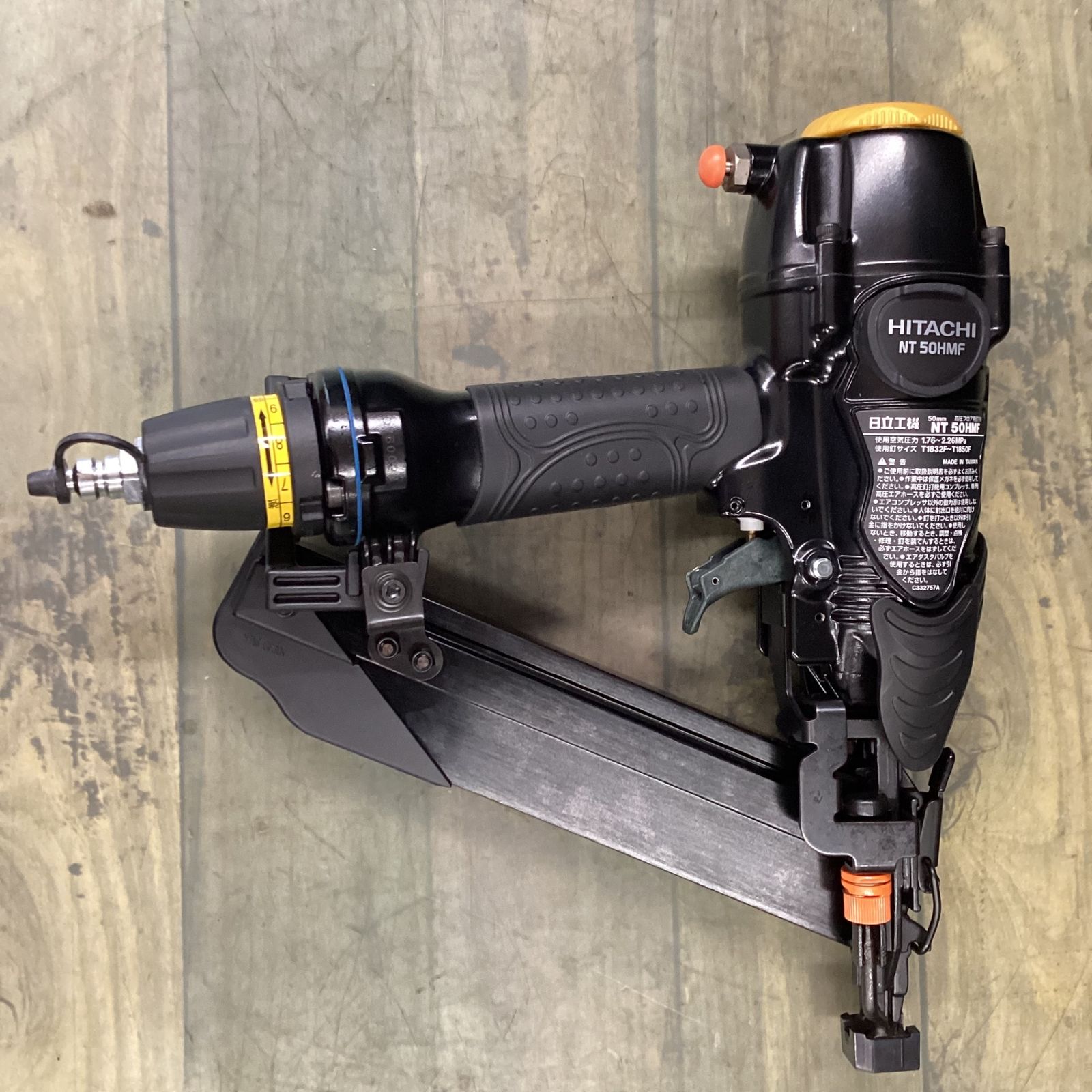【中古】日立工機/HITACHI 高圧フロア用釘打ち機/ブラッドネイル NT50HMF 【代引き・領収書OK】【格安スタート】 HiKOKI(日立工機)高圧フロア用釘打機 ブラッドネイルタイプ NT50HMF