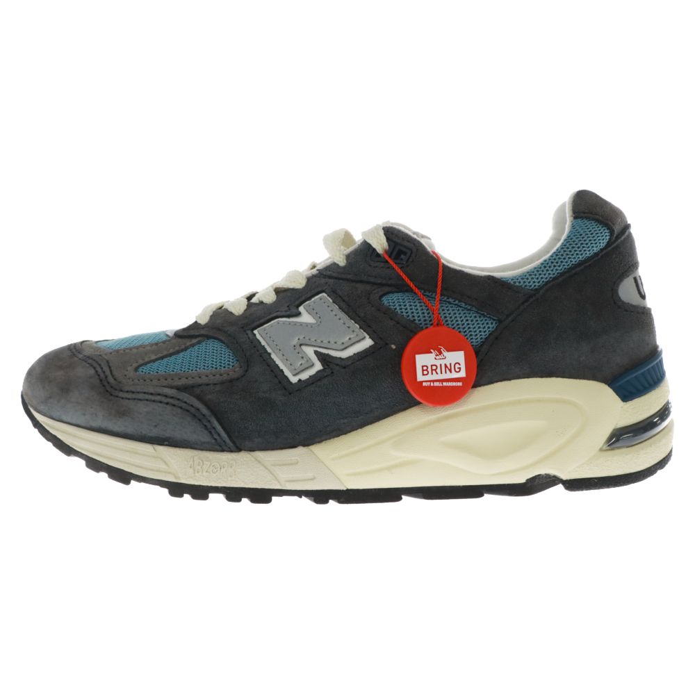 New Balance (ニューバランス) 990V2 ローカットスニーカー ネイビー 