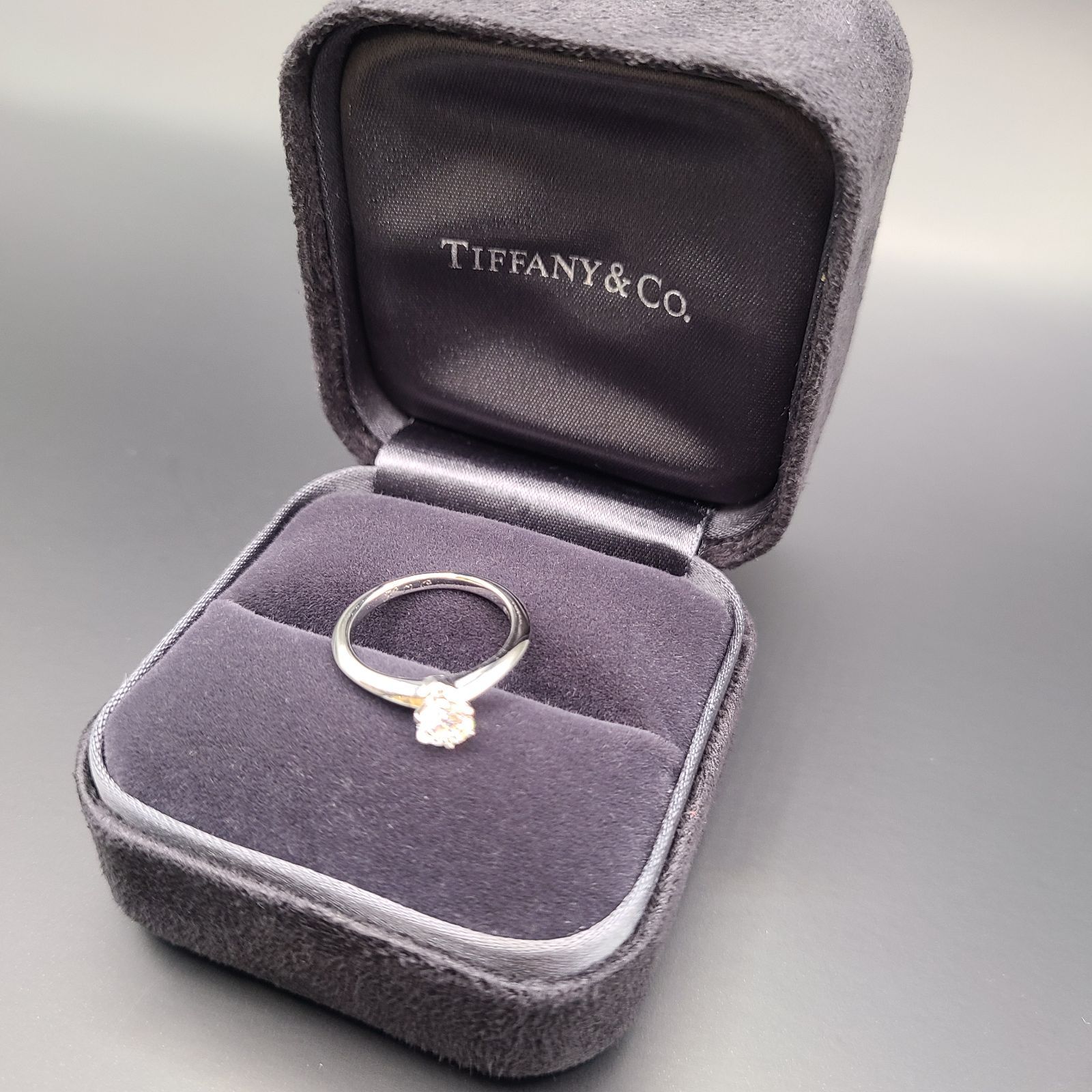 ☆美品☆Tiffany& Co. ティファニー☆ダイヤリング 婚約指輪☆0.40ct 