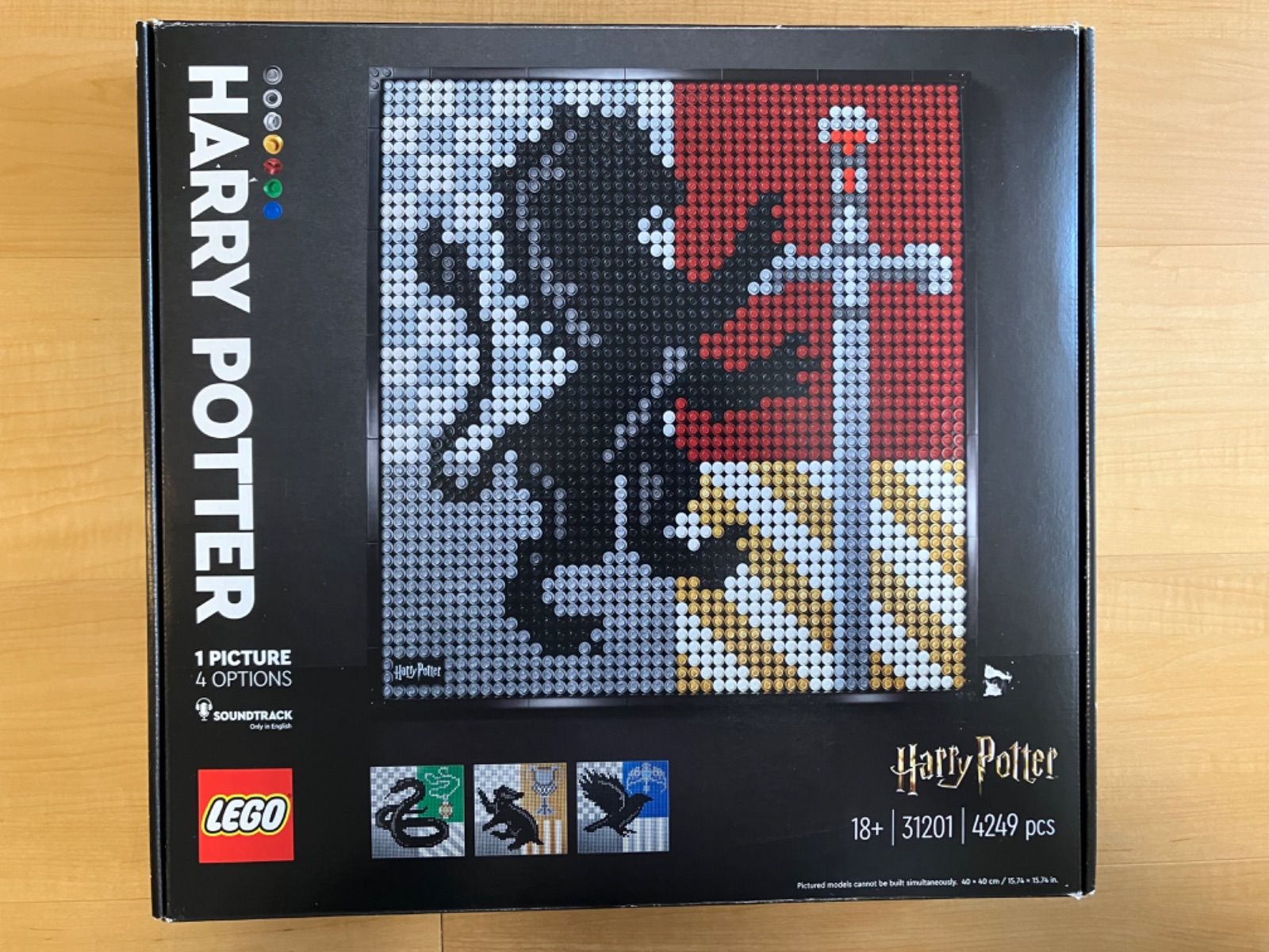 新品未開封】LEGO レゴアート ハリー・ポッター：ホグワーツ クレスト 