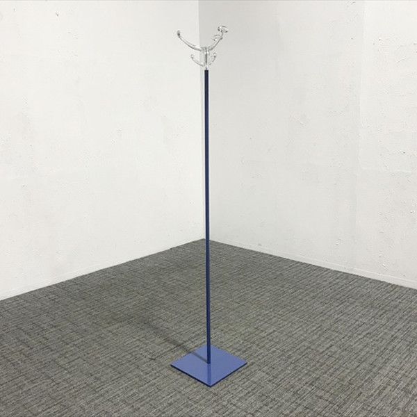 取付無料 ポールハンガー ダネーゼ ハンフリーベーシック オフィス 透明 ブルー 100％品質保証！