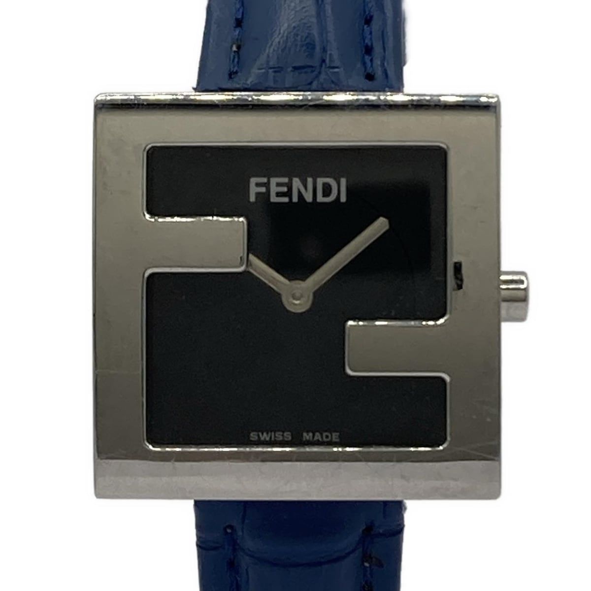 FENDI フェンディ 腕時計 - 4000L レディース 社外ベルト 黒