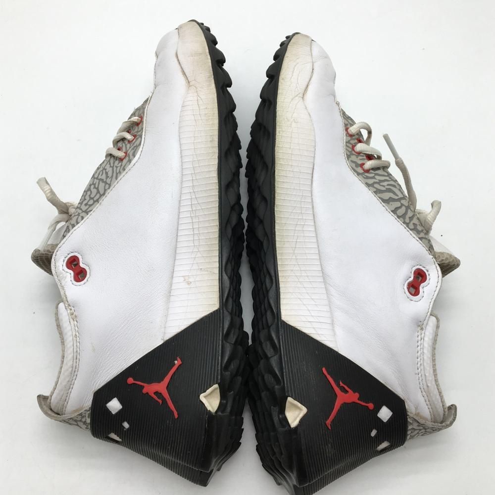 【即出荷】 白×黒 ゴルフシューズ ナイキ CT7812-100 スパイク ADG2 JORDAN シューズ(男性用)