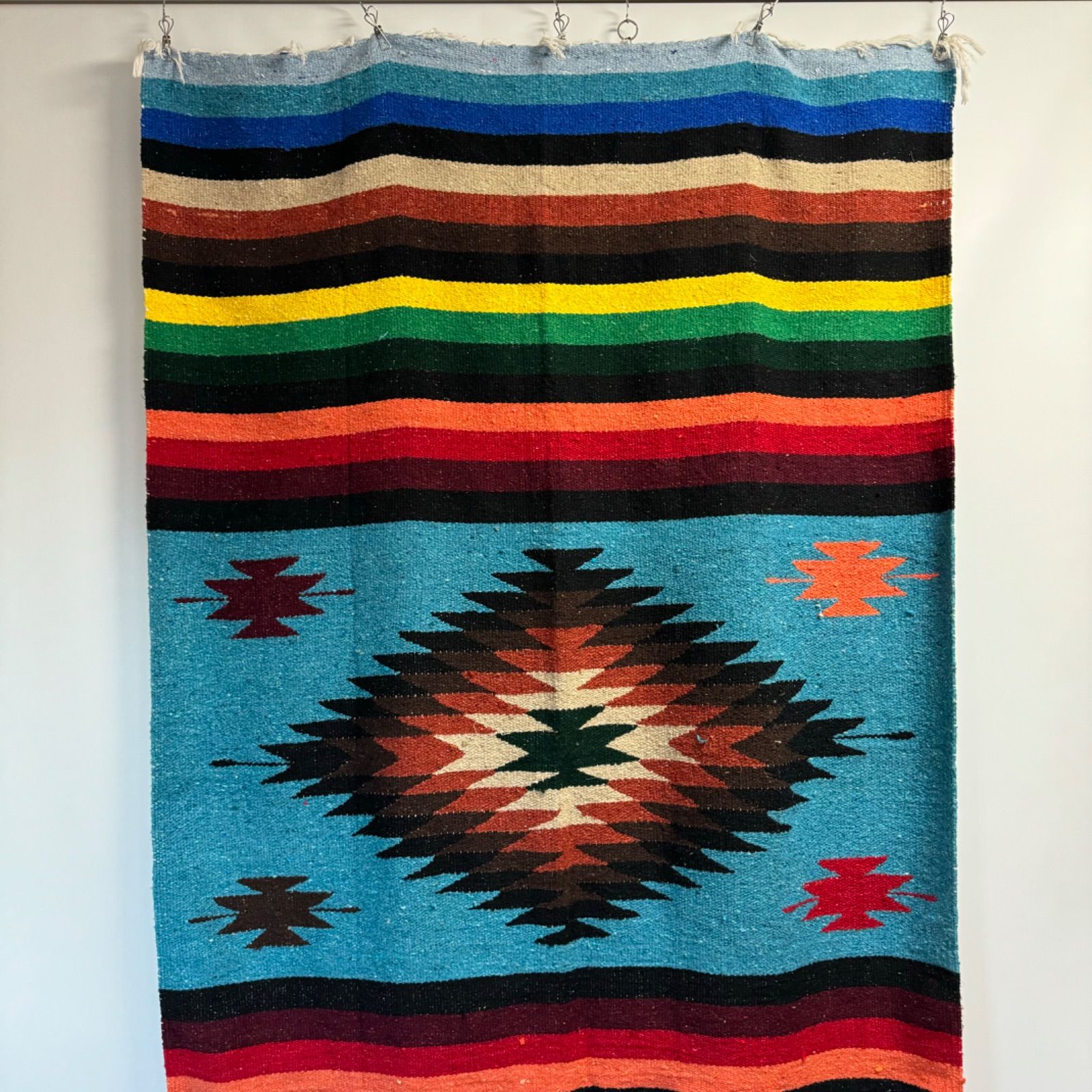 70s ヴィンテージ メキシカンラグ 大判 ブランケット アメリカ古着 70s ヴィンテージ メキシカンラグ 大判 ブランケット アメリカ古着