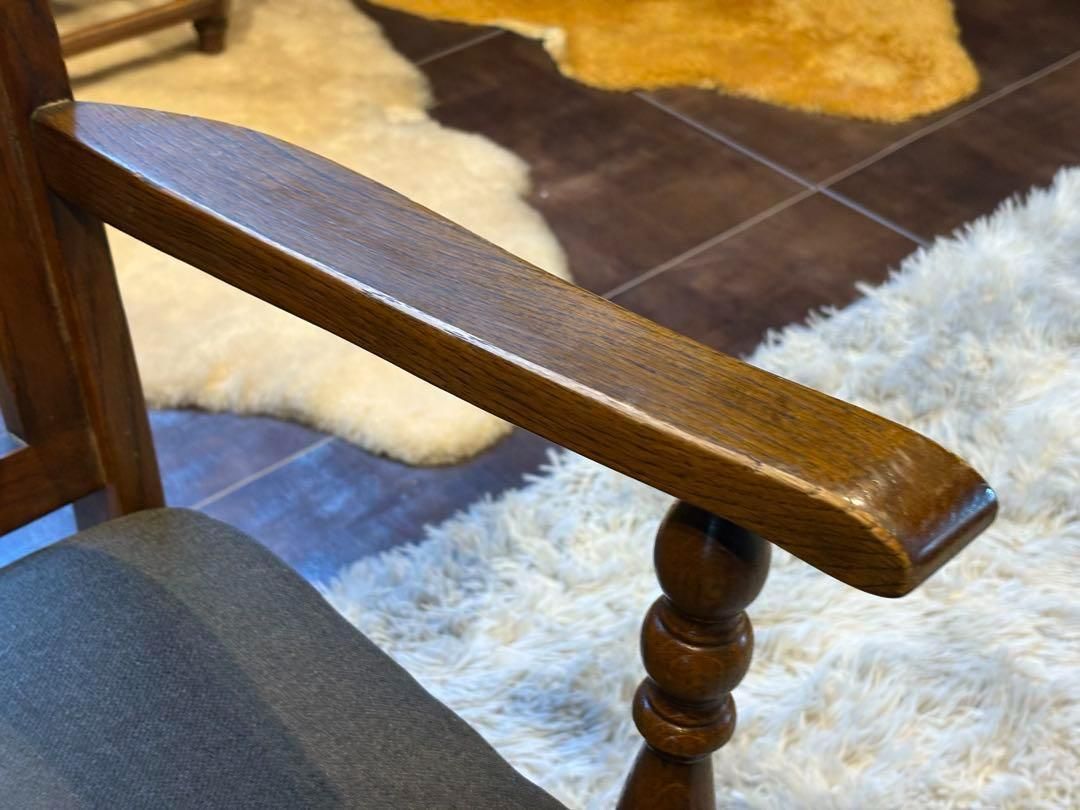 リメイク品 Brugge 三越ブルージュ アームチェア 肘付き椅子 ny - メルカリ