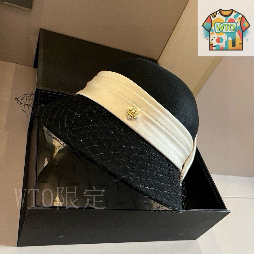今日特価】Chanel シャネル ウールバケットハット - メルカリ
