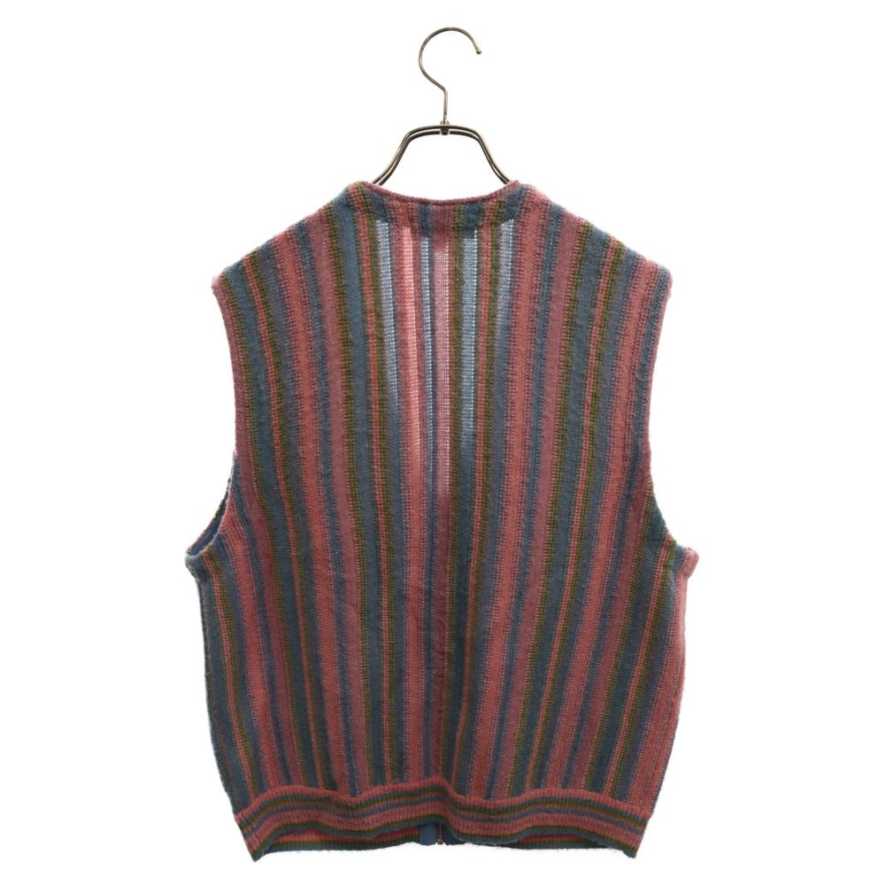 SUPREME (シュプリーム) 21SS Stripe Sweater Vest ストライプジップ