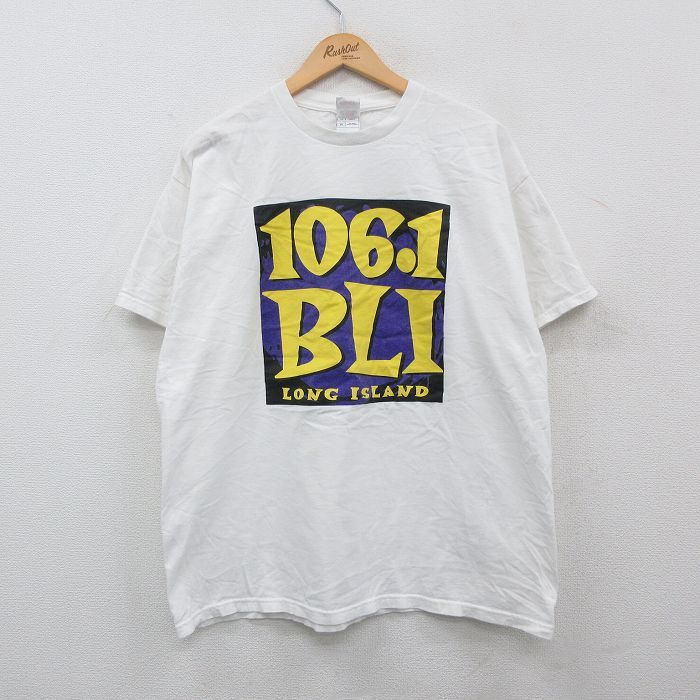 XL/古着 フルーツオブザルーム 半袖 ビンテージ Tシャツ メンズ 00s BLI コットン クルーネック 白 ホワイト 24feb28 中古