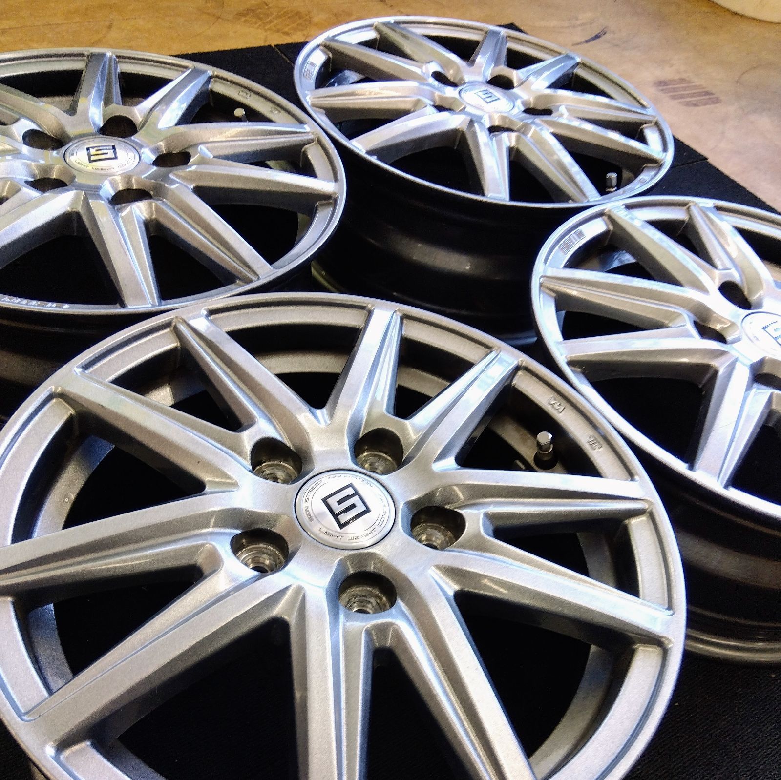送料無料】【15×6J＋53】中古 ホイール 4本セット 共豊 KYOHO AME 