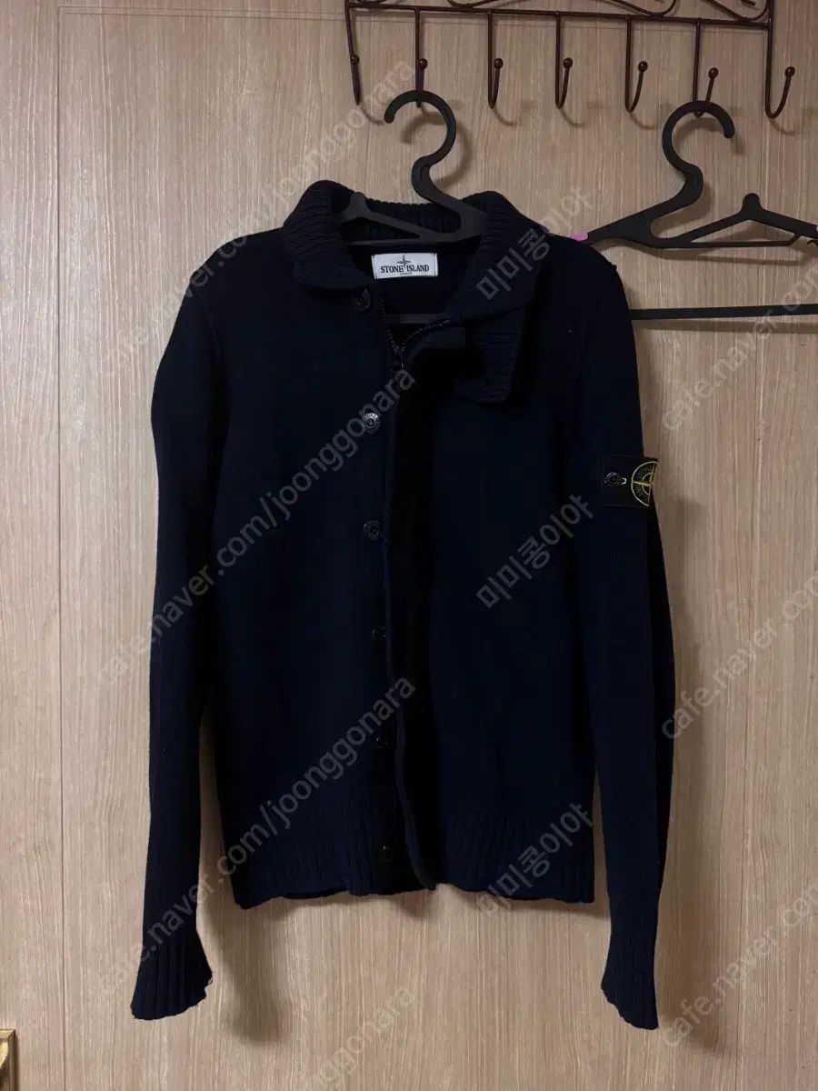 ストーンアイランド ジップアップニット ネイビー S ストーン