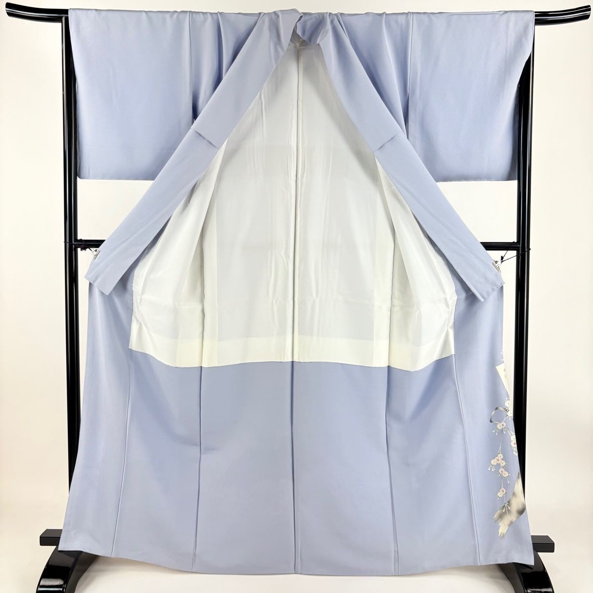 留袖 身長142-157cm 五つ紋 t-080 花柄 メッシュタートルネック長袖 ＜さくら/淡紫糸目＞ | 京友禅