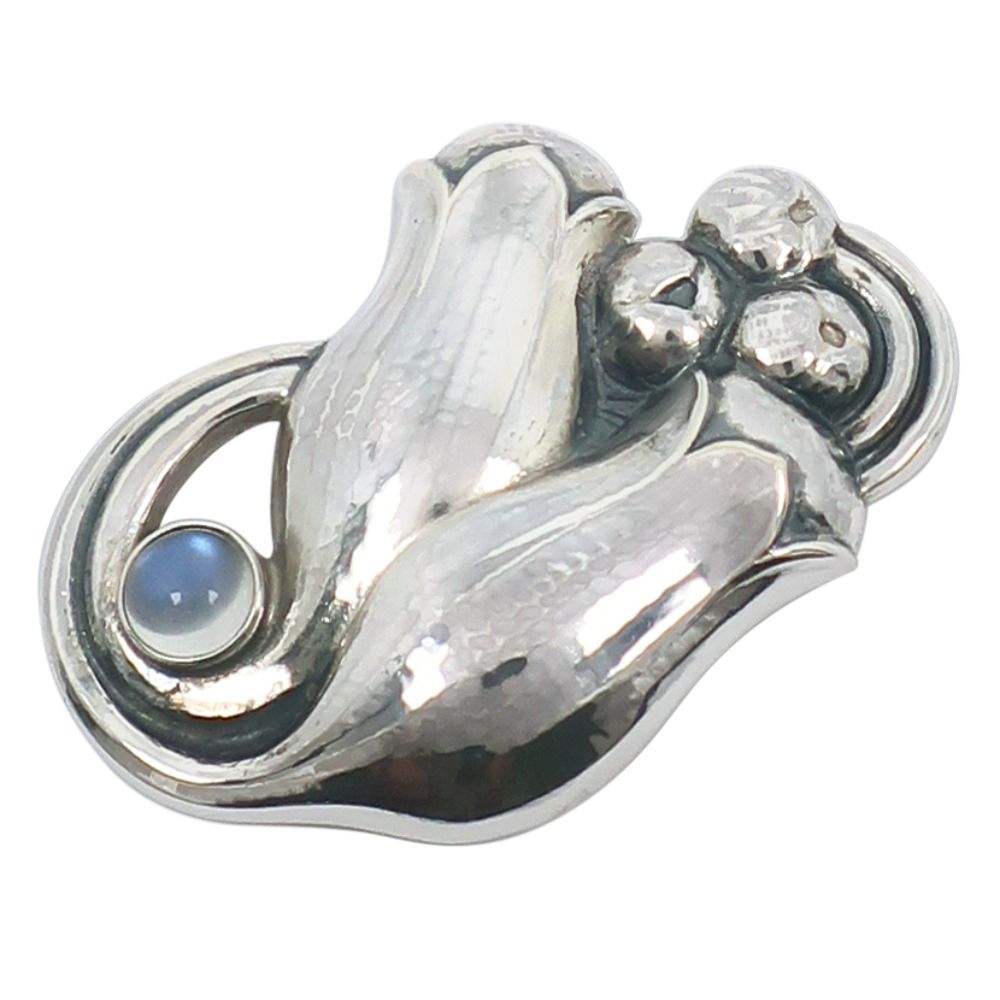 美品 ジョージジェンセン ブローチ 100B スズラン シルバー 925