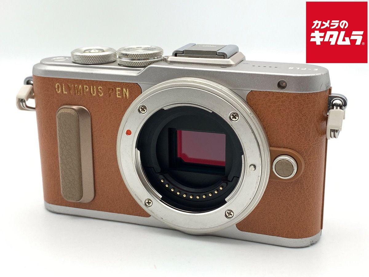 並品 オリンパス PEN E-PL8 ボディ ブラウン