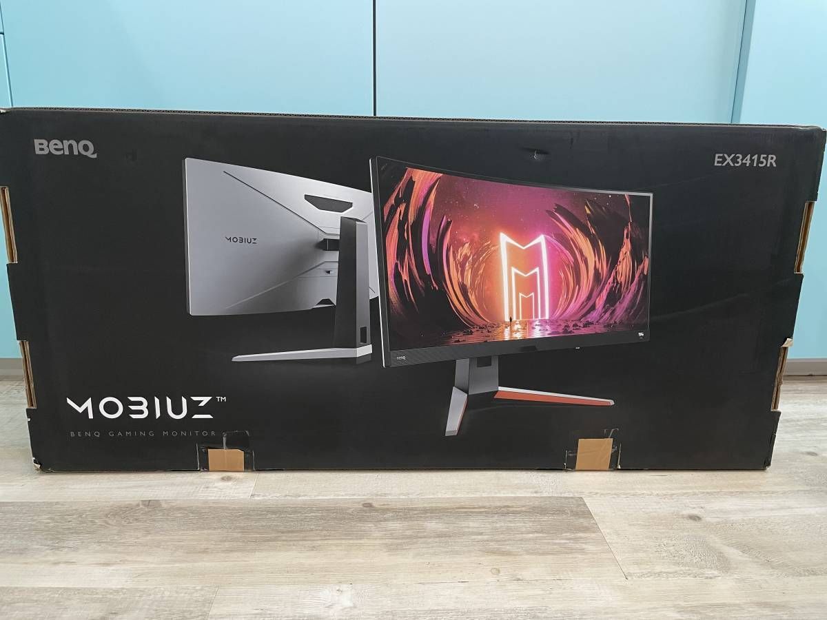 BenQ MOBIUZ EX3415R ウルトラワイド 湾曲ゲーミングモニター 144Hz