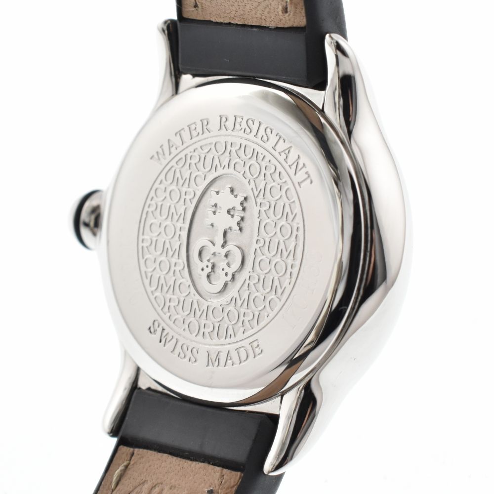 コルム CORUM 101.150.20 バブル SS/レザー クォーツ レディース