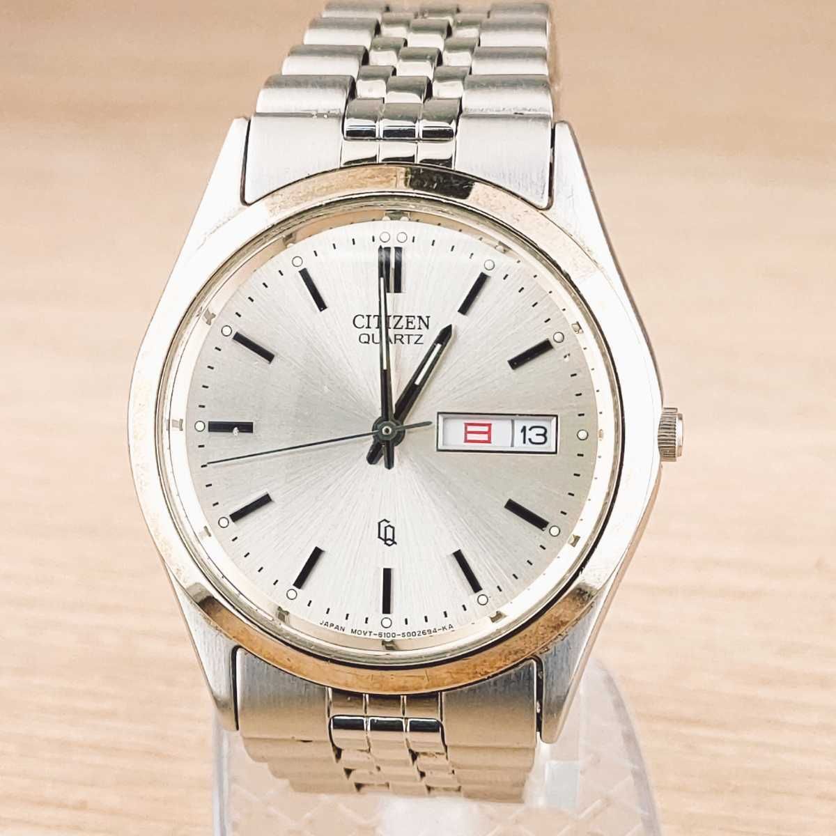 メンズ 腕時計 シチズン CITIZEN 6100-S96389 電池交換済 面白かっ