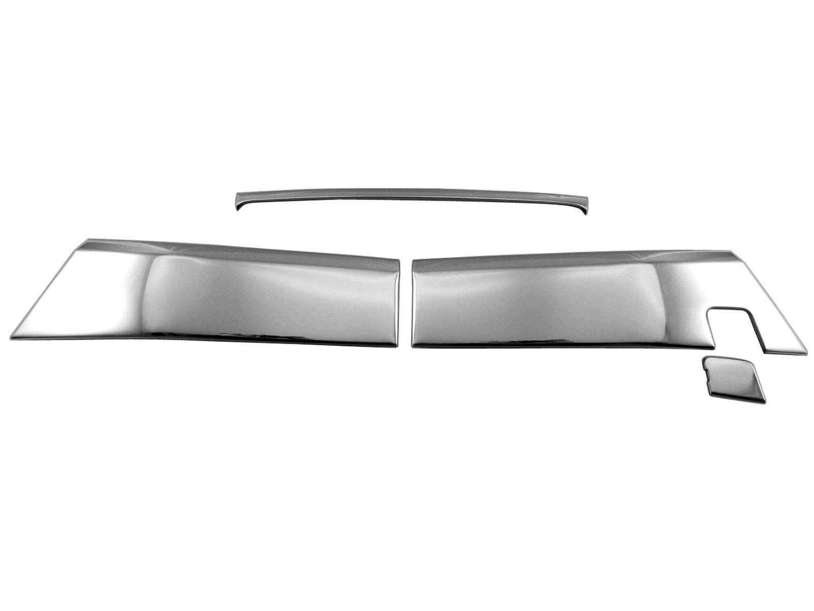 BRIGHTZ ライズ A200A A210A 超鏡面ステンレスメッキフロントライセンスサイドカバー 4PC 【 LICENSE－053 】 A200 A210 A 200 210