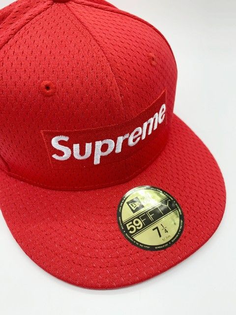 シュプリーム 18SS New Era Mesh Box Logo 7 1/4