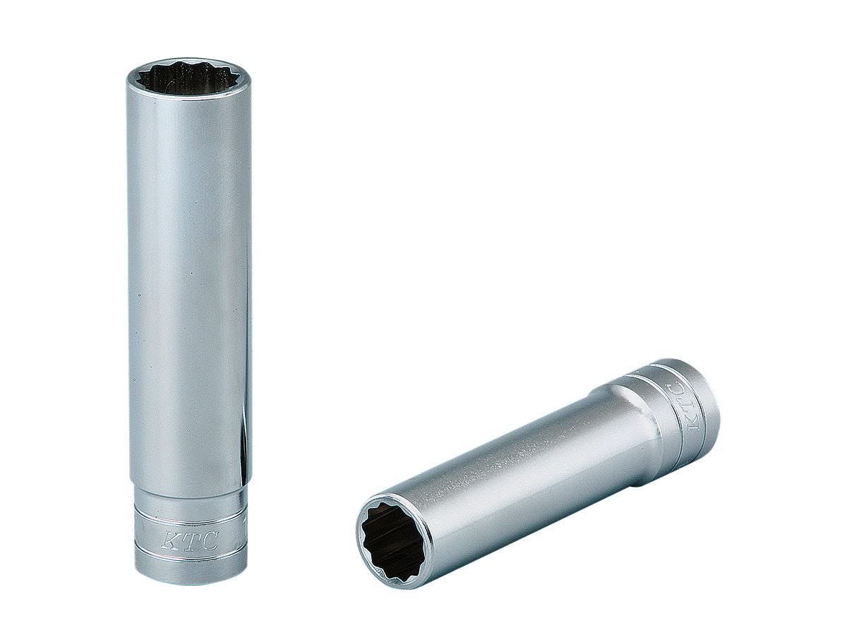 対辺寸法(インチ): 1-3/8 京都機械工具(KTC) 12.7mm (1/2インチ) ディープソケット (十二角) 1-3/8インチ B4L138W