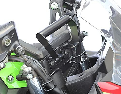 スチール製ブラック仕上げ φ22.2mm Ninja650'17 ハンドルマウント