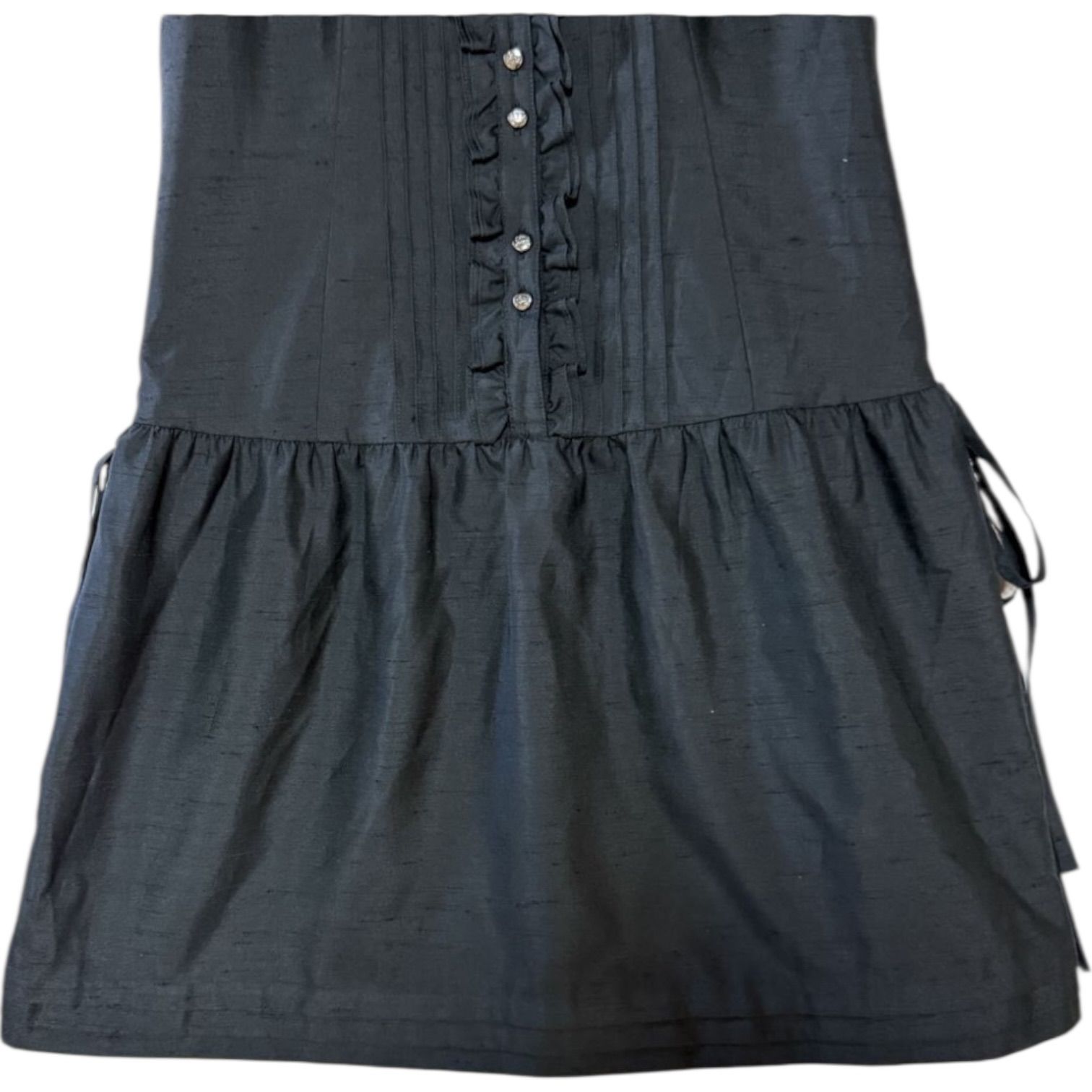 BURBERRY BLUE LABEL 三陽商会製 上品ブラック ノースリーブワンピース