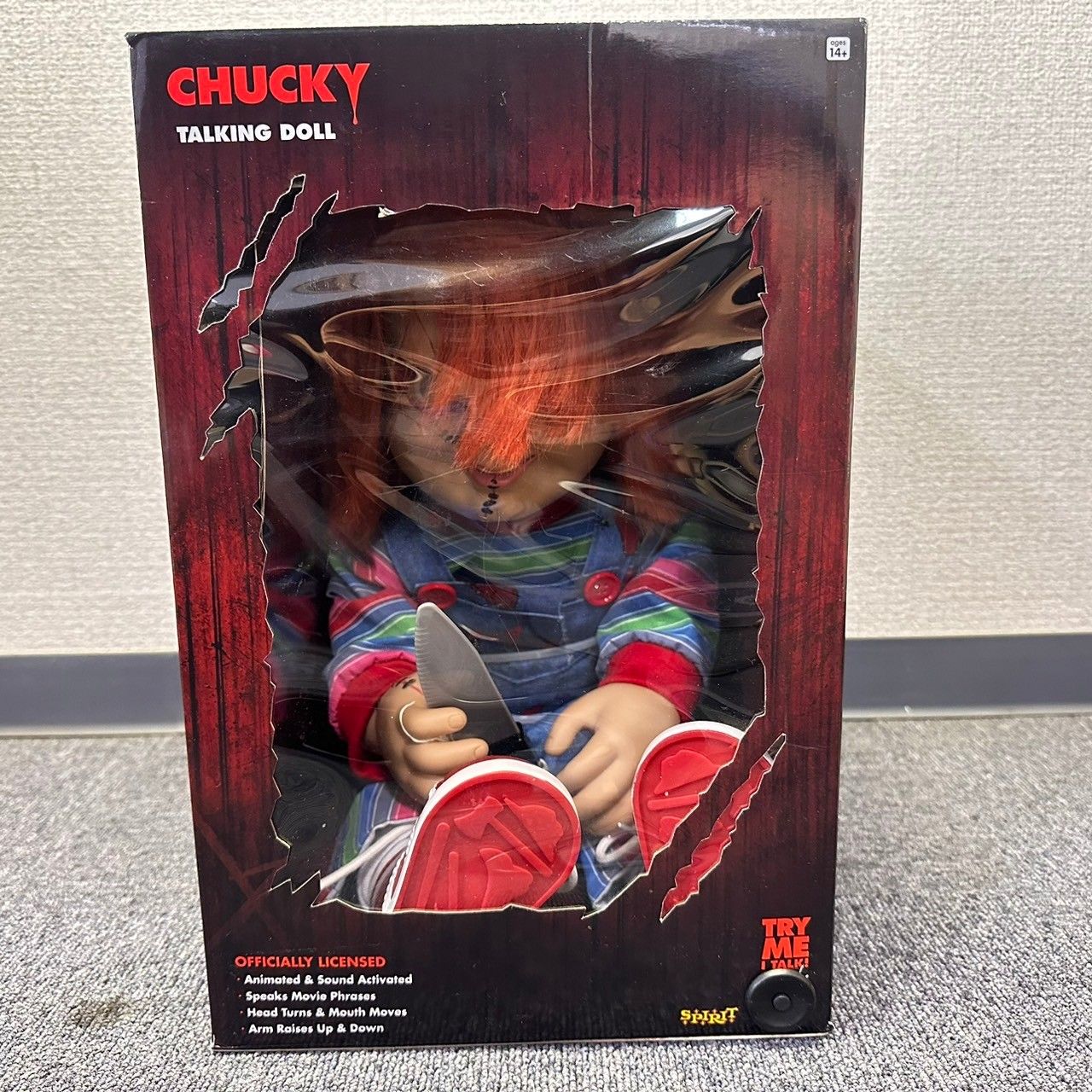 【新品・未使用】Spirit スピリット Child's Play チャイルドプレイ CHUCKY チャッキー 等身大 フィギュア 人形 トーキングドール