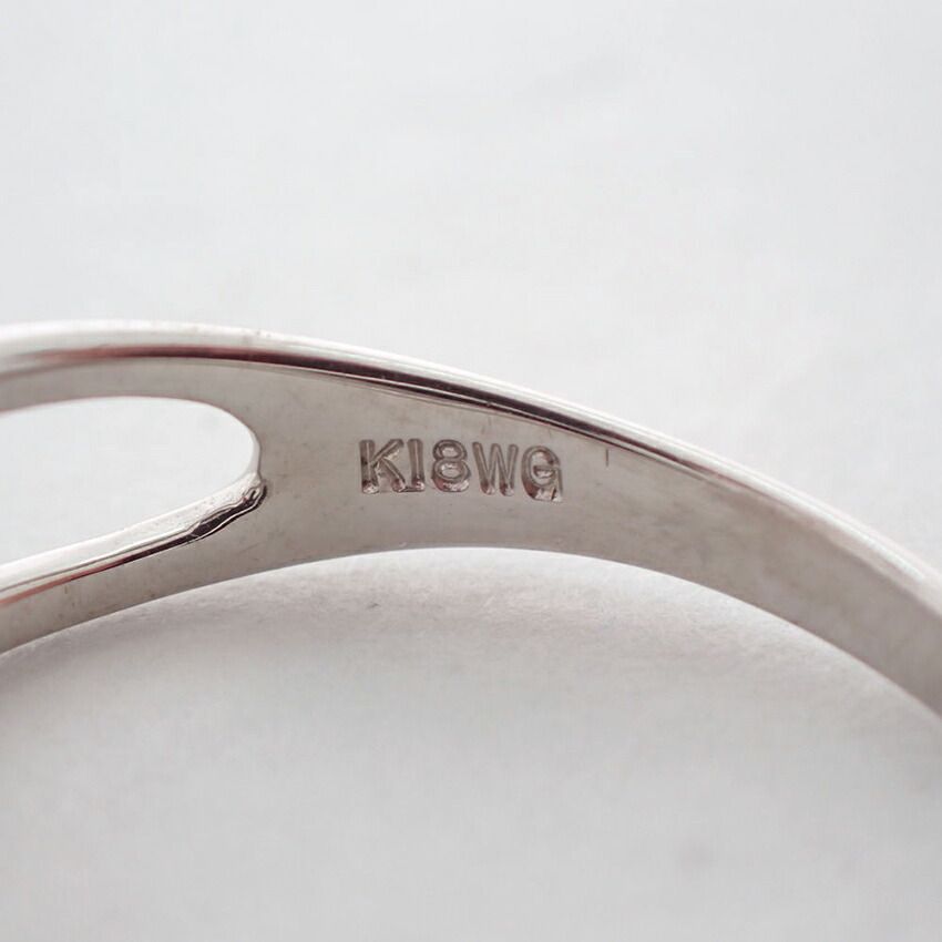 K18WG ダイヤモンド/0.17ct/リング /11号/g427-49 - メルカリ 