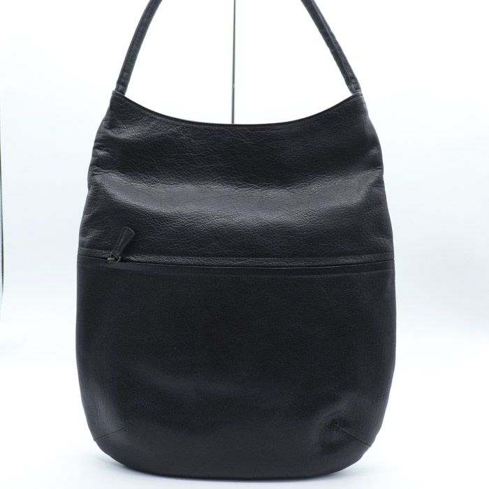 美品！　B.stuff ビースタッフ　ハンドバッグ　黒　牛革　レディース ビースタッフ ハンドバッグ S 黒 本革 B.stuff レディース 1884S