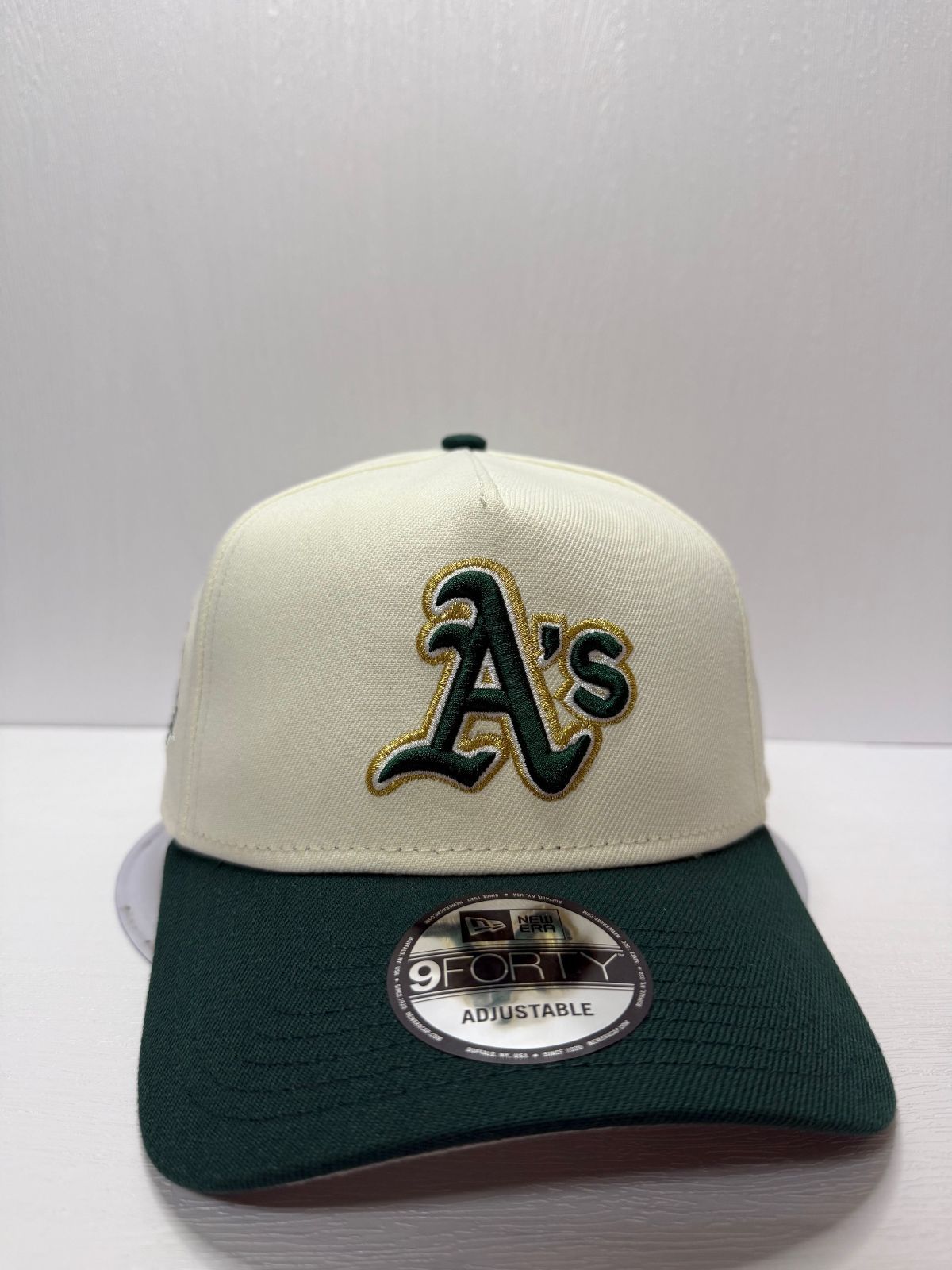 Newera オークランドアスレチックス ワールドシリーズ1989 9forty A-FRAME スナップバックキャップ ツートン