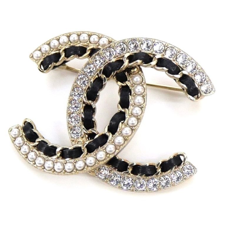 シャネル(CHANEL) パール ココマーク ブローチ ラインストーン パール CHANEL ブローチ A64762 B06258 ココマーク パール (505771414