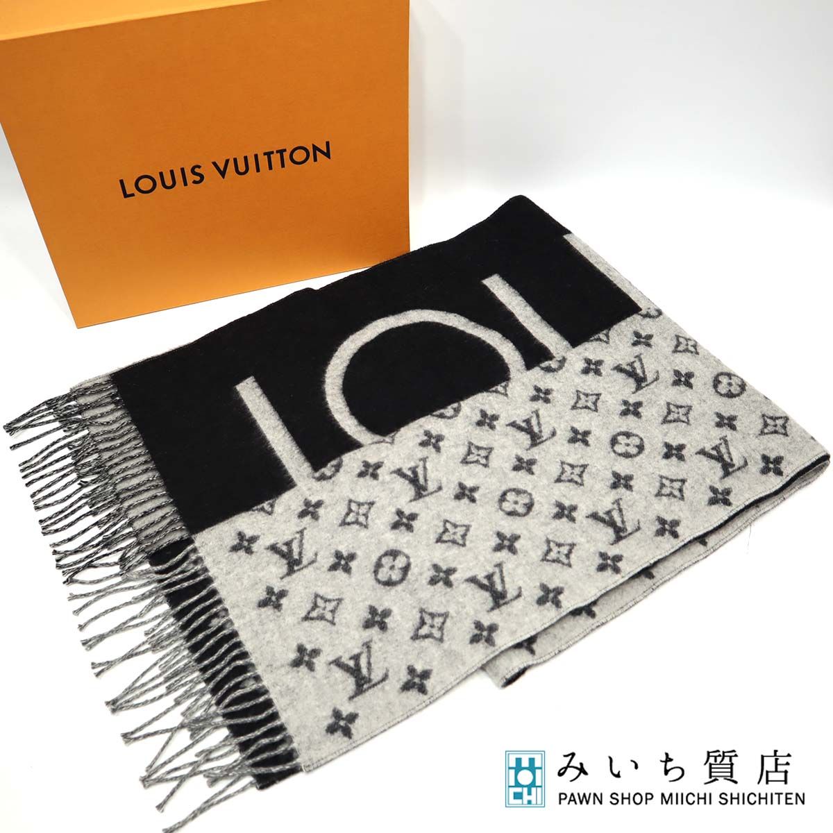 LV ルイヴィトン M70924 エシャルプ LVスプリット AB1220 マフラー