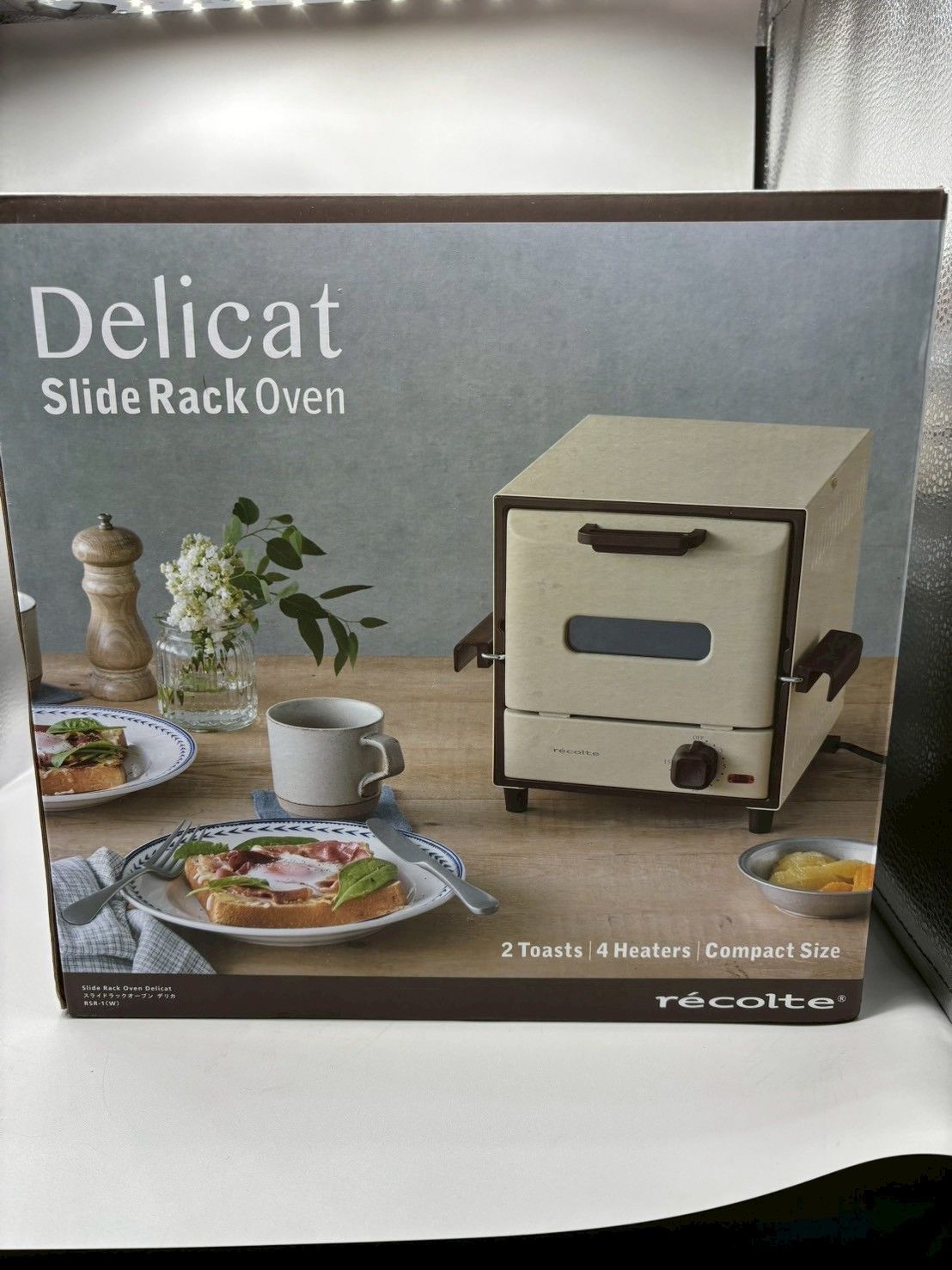 récolte レコルト スライドラックオーブン デリカ ホワイト 新品