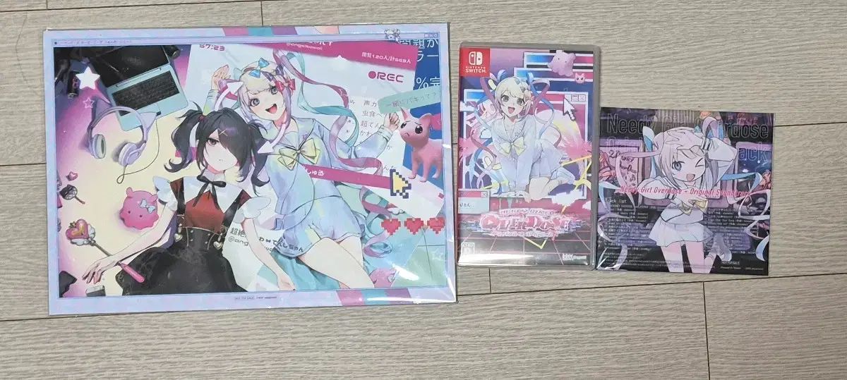 NEEDY GIRL OVERDOSE 任天堂 Switch アートブック イラストブック THE SOUND トラック 特典
