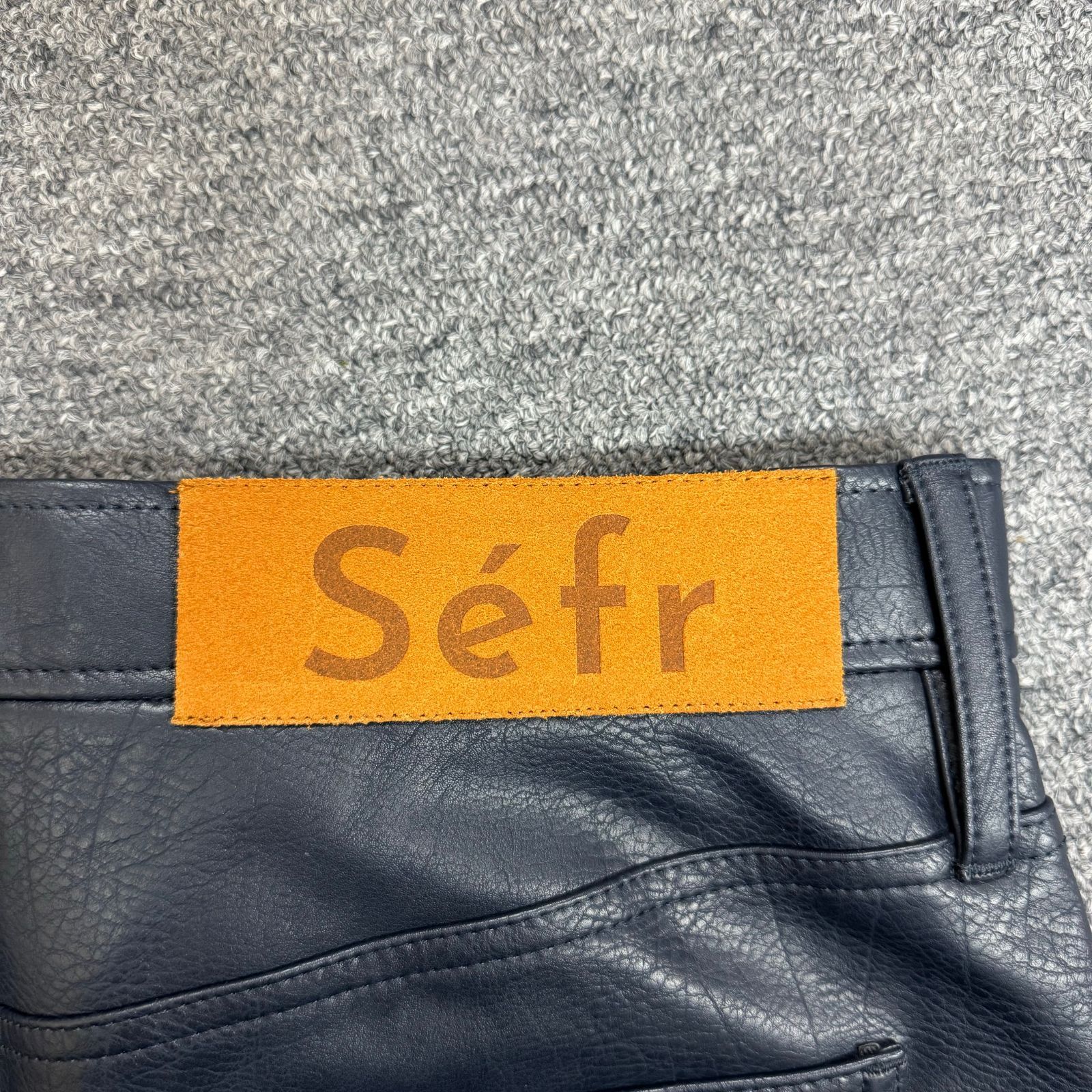 定価39600円 新品 Sefr 23AW SAKO TROUSER サコ トラウザー ヴィーガン 
